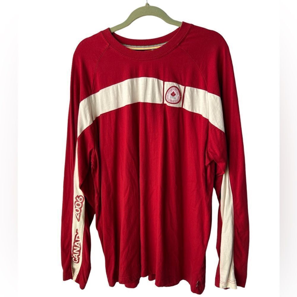 HBC 2006 Canada Olympics Team Long Sleeve Shirt size XL